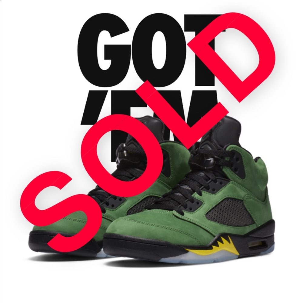 Air Jordan 5 - Apple Green - Size 10 Men’s